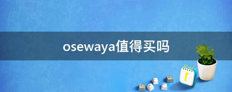 osewaya值得买吗 osewaya中国官网