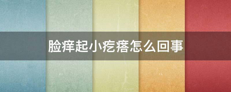 脸痒起小疙瘩怎么回事 春季脸痒起小疙瘩怎么回事