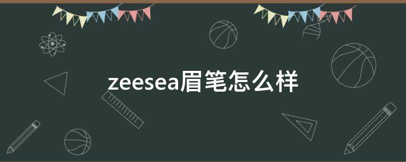 zeesea眉笔怎么样（rozo这个牌子的眉笔怎么样）