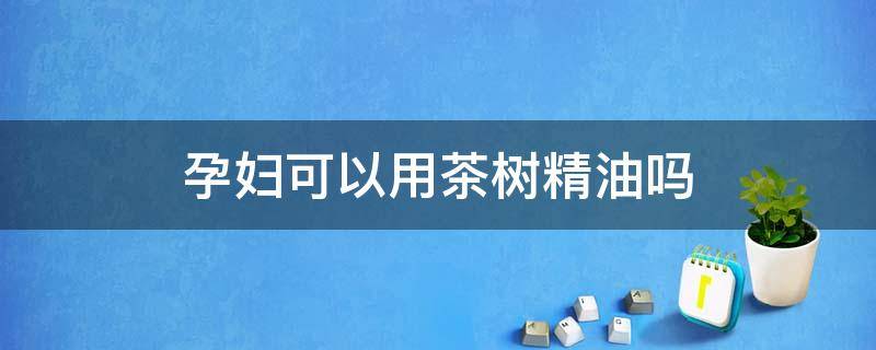 孕妇可以用茶树精油吗（孕妇不能用茶树精油）