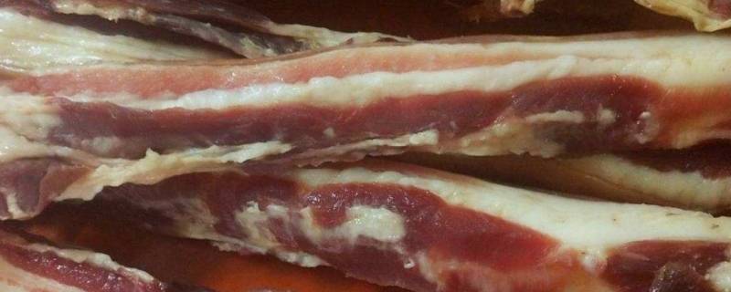 咸肉晒干后保存方法（咸肉晒干可以放冰箱吗）