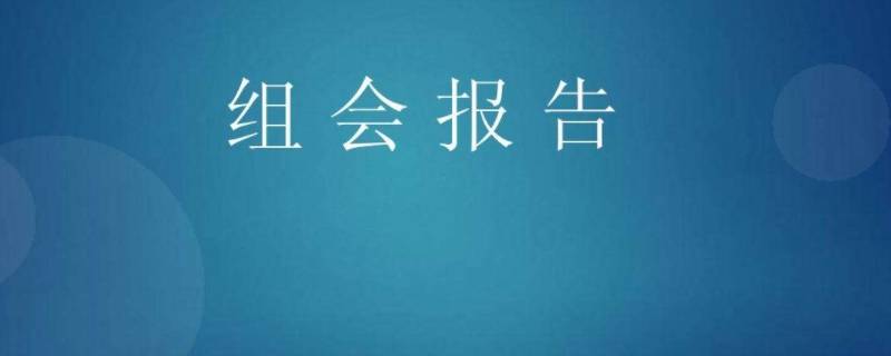组会是什么（组会是什么会）