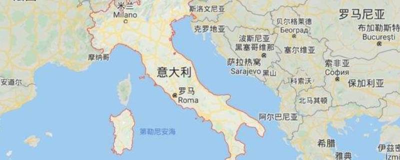 意大利在地图上像什么（意大利在地图上像什么形状）