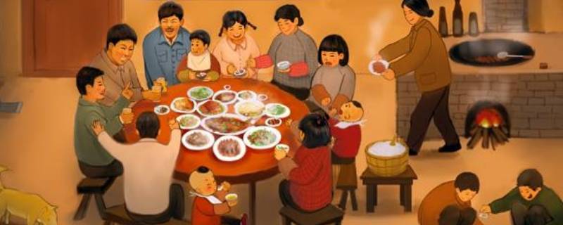 什么是年夜饭 什么是年夜饭简笔画
