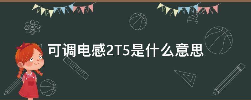 可调电感2T5是什么意思