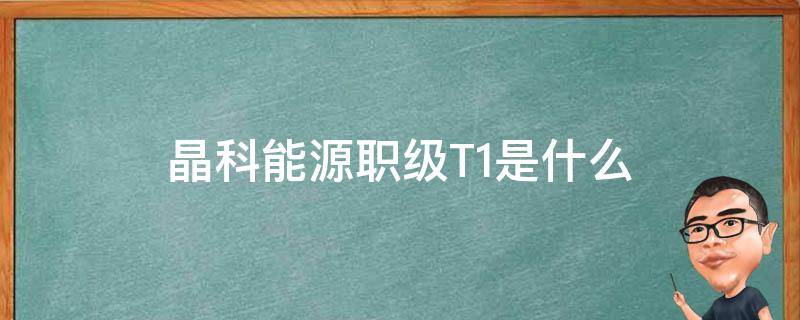 晶科能源职级T1是什么