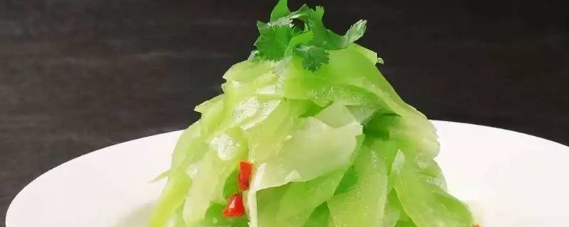 莴笋的切片方法 莴笋的切片方法图片