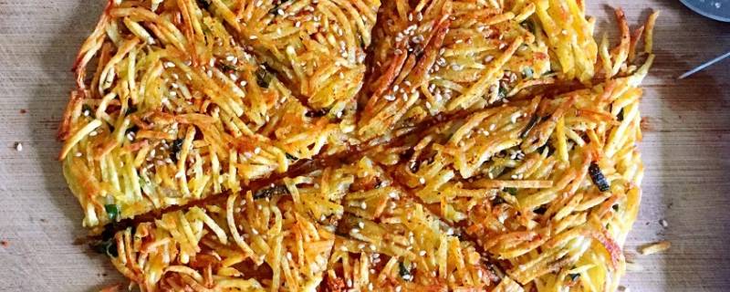 电饼铛土豆丝饼的做法（电饼铛土豆丝饼的做法视频）