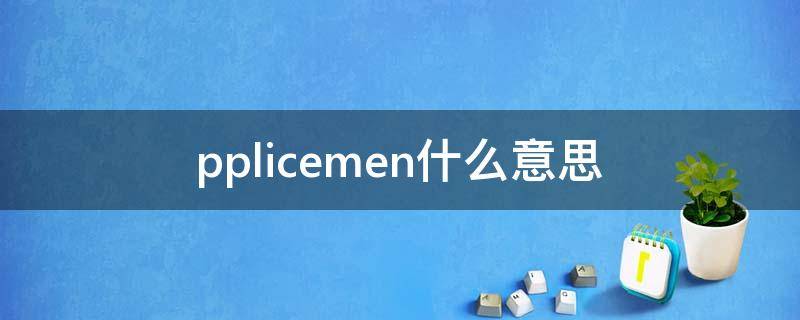pplicemen什么意思（ppn啥意思）